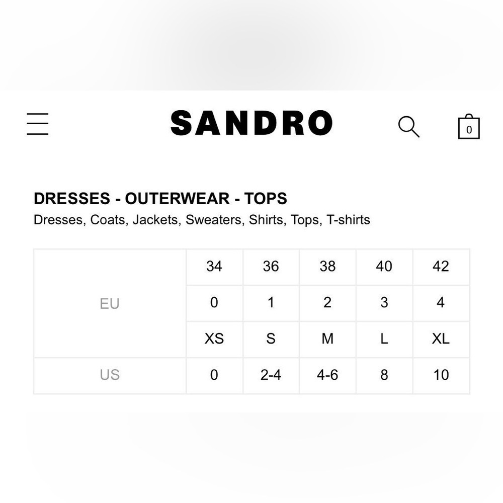 NWT SANDRO Falbala Rhinestone Embellished Cutout Midi Dress Black 6 - Picture 16 of 16